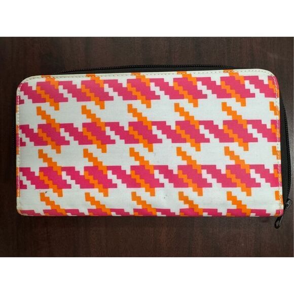 Scout Pink and Orange Zipper Wallet - Picture 2 of 7